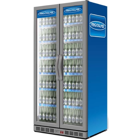 Холодильник Frigoglass MAX-1000 HD в аренду, среднетемпературный, раздвижные двери