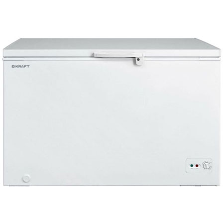 Морозильный ларь Kraft, 430 л, в аренду, белый, глухая крышка